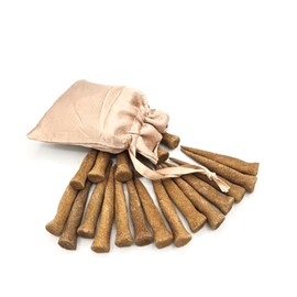 Tibetan Natural Incense Cones, Sandalwood & Agarwood Blend, Himalayan Herbs