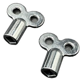 Aventurine Radiator Bleed Key - 5mm Internal Square Key - Radiator Valve Clock Key for Bleeding and Air Vent- Made of Solid Zinc Alloy- Pack of 2