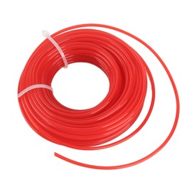 49ft*0.09in Nylon Round Trimmer Cord Line for Lawn Mower Brush Cutter Grass Trimmer Strimmer (red)