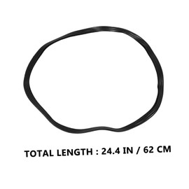 FRCOLOR Salon Chair Floor Protector Gasket Rubber Ring for Barber Chair Hydraulic Base Prevents Scratches Tile Wood Floors Easy to Maintain Isolates Hair Residues Enhances Comfort