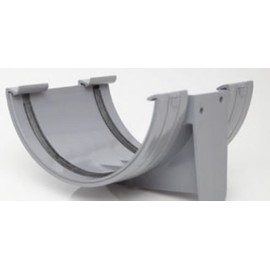 Polypipe RL602G Grey 150mm (6") High Capacity Half Round Gutter Union Bracket