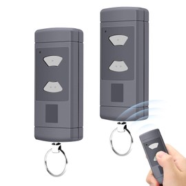 40.685MHz Garagentor Handsender für Hörmann HS2-40,HS4-40,HSE2-40, HSE4-40,HSM2-40,HSM4-40,Fernbedienungs Duplizierer Kompatibel mit Hörmann Grau Tasten Garage Fernbedienung Handset
