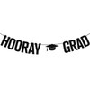 Hooray Grad Banner, Congrats Grad/Class of 2025, PHD/MBA/College Graduation Party