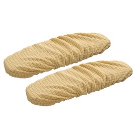 sourcing map 2pcs Office Chair Arm Covers, Office Chair Armrest Covers Washable Computer Chair Arm Covers Protectors for Swivel Office Gaming Chair, Beige