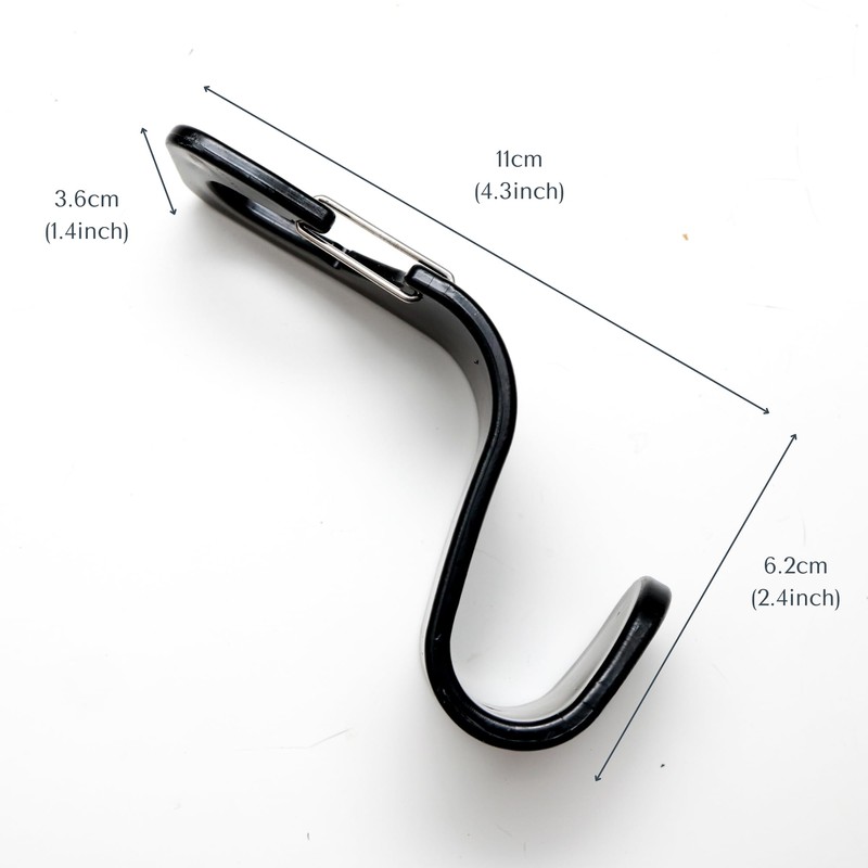 Car Seat Hooks 4 Pack | Back Seat Organizer |