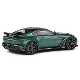 DCD 1/43 Diecast Model Car Aston Martin V12 Vantage in Racing Green with Black Top Solido Collection