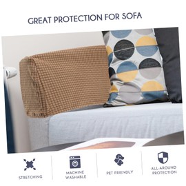 STOBAZA 3sets Sofa Armrest Protectors Couch Covers Couch Protectors Armrest Covers Sofa Pads Light Grey 2pcs*3