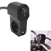 Baceyong Headlight Kill Switch, Motorcycle Ignition Switch Black ABS Headlight