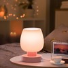 Touch Bedside Table Lamp - Pink Small Lamp for Bedroom