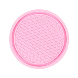 sourcing map Car Cup Coasters Universal PVC Car Cup Mats Non-Slip Cup Holder Insert Coasters Car Interior Accessories, Pink