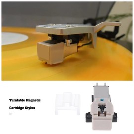 SING F LTD 1PC Turntable Magnetic Cartridge Stylus Compatible with Audio Technica AT3600 AT3601 AT-3600L 4.2 mV 20Hz-20kHz with Screw Nut Record Player Cartridge Needle