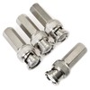 E-outstanding 4PCS Twist on BNC Male RG59 Coax Coaxial Connectors