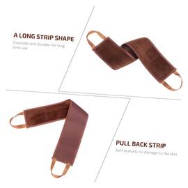 Ipetboom 2pcs Back Lotion Applicator Tool Brown Tanning Oil Stretching Belt for -application of Sunscreen and Moisturizer Lightweight and Portable Care