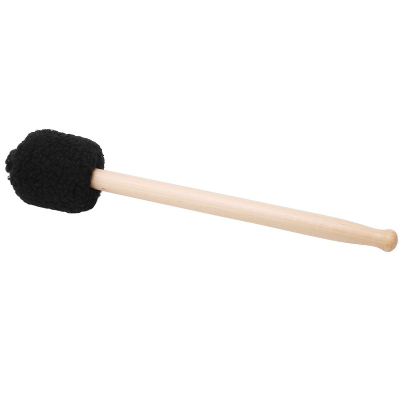 Drum Mallet Stick Drumstick Plush Head Maple Wood Handle for