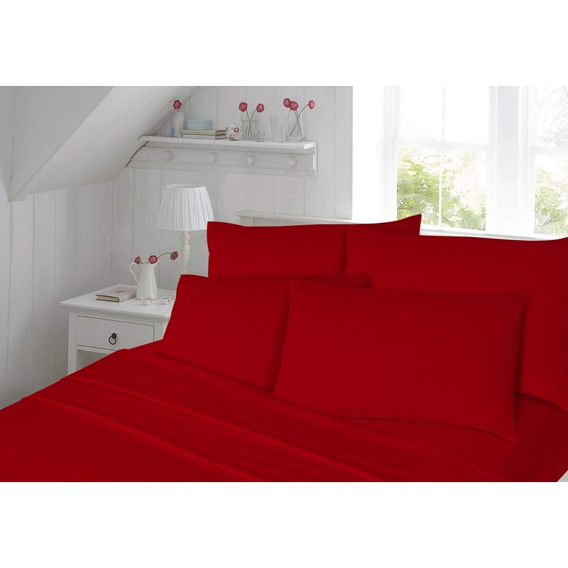 Flannelette Soft Pillow Cases Pair Only - 10 Colors Choice