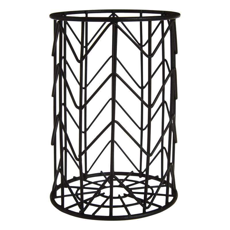 Premier Housewares Utensil Holder, Iron, Black
