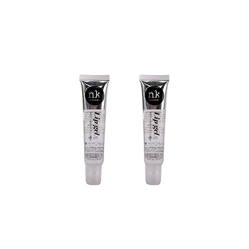 2 PACK!! NICKA K NEW YORK Clear Lip Gel with