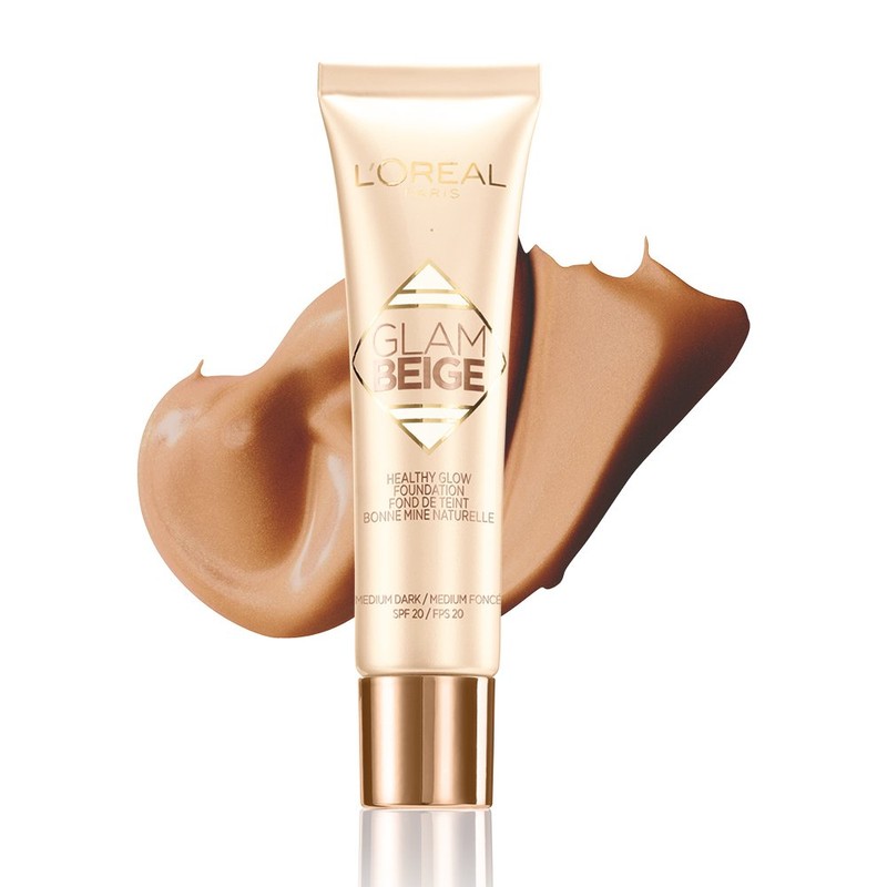 L'Oréal Paris Glam Beige Healthy Glow Foundation 40 Medium Dark