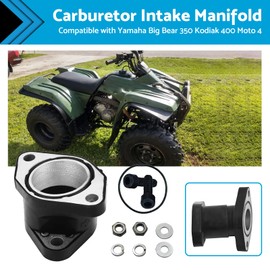 MAX COOL Carburetor Carb Intake Manifold Boot Suitable for Yamaha Big Bear 350 Kodiak 400 Moto 4 YFM350ER