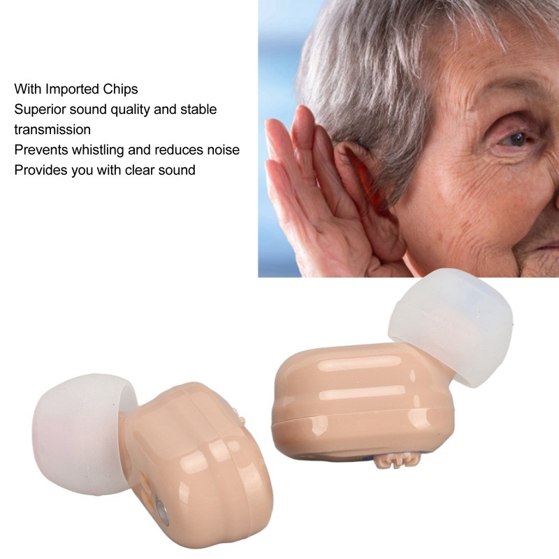 Earbuds Hearing Aids Rechargeable Noise Cancelling Lightweight Digital Hearing Amplifier