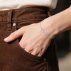 POPLYKE Capybara Bracelet for Women Sterling Silver Infinity Bracelet Capybara
