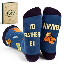 Hiking Socks - Perfect Outdoor Gifts for Outdoorsy Men and Women, Funny Christmas Socks for Hikers, Ideal Fitness Stocking Stuffers, Hiking Must-Haves, Essential Sports Accessories, Unique Hiker Gifts