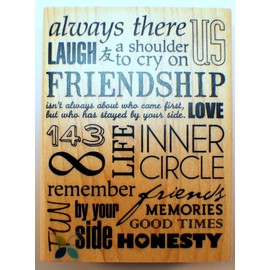 Friendship Rubber Stamp // Momenta