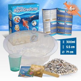 Science4you Prehistoric Crabs Breeding Set for Children, Artemia Salt Crab (Family of Triops) Aqua Creatures Make Your Sea Animal Ecosystem Toy & Experiments for Children 6 7 8 9 10 11+ Years, 3545