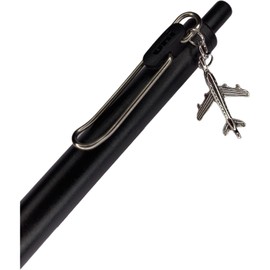 Airplane Jet Aircraft Flight Ballpoint Pen Gel Ink Black 0.5mm