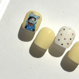 [Ar] Noncat color can be changed!Drawing nail art specialist / [아르] 노냥이 컬러변경가능! 드로잉네일아트 전문