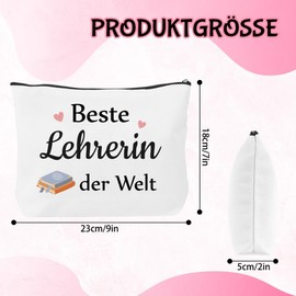 Teacher Gift, Cosmetic Bag, Teacher Gift, Thank You Gifts Teacher, Cosmetic Bag, Makeup Bag, d'Alene to