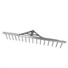 Rekord Aluminium Rake Lightweight with 16 Prongs Width 62 cm
