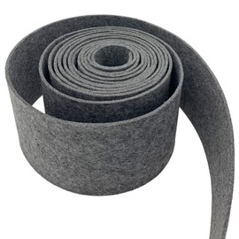 aufodara Felt Roll 14 cm x 500 cm Felt Fabric 3 mm Thick Polyester Felt for DIY Storage Bag Felt Underlay Patchwork Sewing Crafts Decoration (Dark Grey)