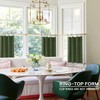 PANELSBURG Short Curtains 30 Inches Long for Small Window Set