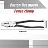 Lanties 10'' Fence Pliers Button Fencing Pliers Heavy Duty for