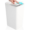 Homie Slim Bathroom Trash Can 2.9 Gallon with Pop-Up Lid,