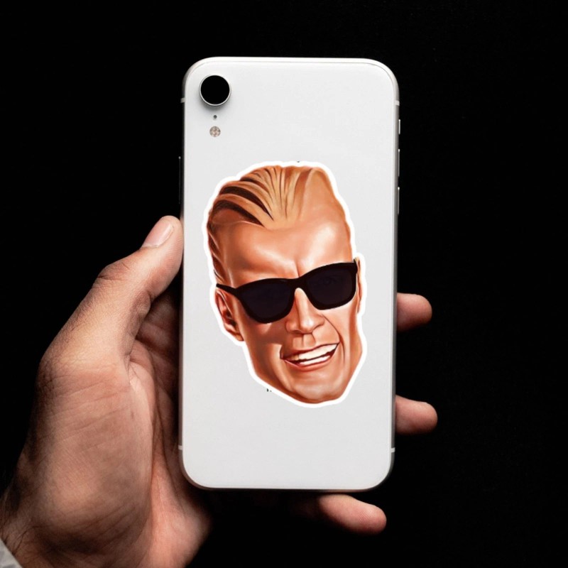 HeyRememberThat Max Headroom - 1980's Inspired - Waterproof Vinyl Sticker