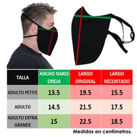 1, 3, 6 o 12 pz Cubreboca para Barba Reforzado Cubrebarba 4 capas Algodon Polipropileno Lavable Reutilizable Ajustable Adulto Talla Extra