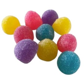 YANKEETRADERS Assorted Spring Gumdrop Candy, 4 Festive Flavors, Sugar-Coated, 1 Pound