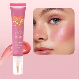 Liquid blush, hydrated skin, lip makeup and cheek makeup dual-use, long-lasting makeup, natural skin-friendly, effective waterproof, effective brightening matte highlight face