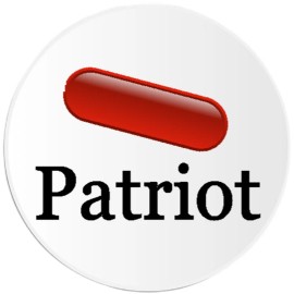 Kiwi Gifts Patriot Red Pill - 10 Pack Circle Stickers 3 Inch
