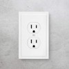 Henne Bery Modern Edge Decorative Wall Plate Switch Plate Outlet