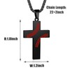 Baseball Cross Necklace for Men - Inspirational Bible Verse Pendant,