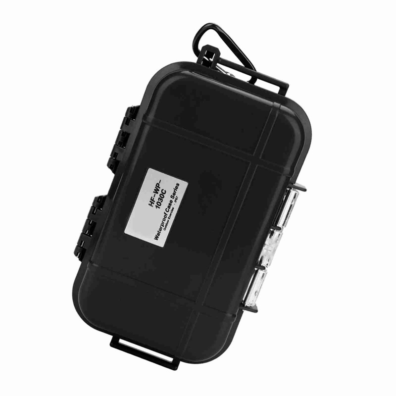 Outdoor Survival Shockproof Waterproof Storage Case Airtight Carry Box Container(Black)