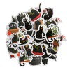 92 Black Cat Stickers, Cute Stickers, Cartoon Graffiti Stickers, Can