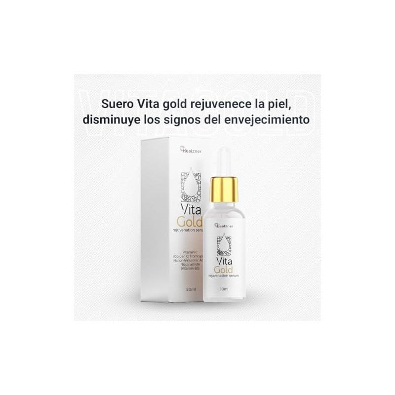 Vita Gold 30 ml - Suero De Rejuvenecimiento E Hidratación