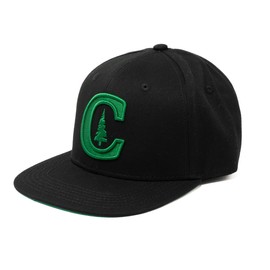 Crafton Green Snapback Cap - Baseball Cap - Unisex - Breathable - Individually Adjustable - for Men and Women, black