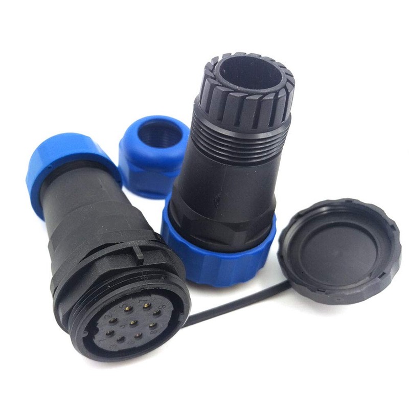 SZJELEN SD28 28MM 9Pin Pair Waterproof Circular Connector IP68,Aviation Cable