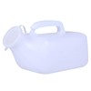Men's Portable Urinal with Lid 1200ml Plastic Urine Bottle for