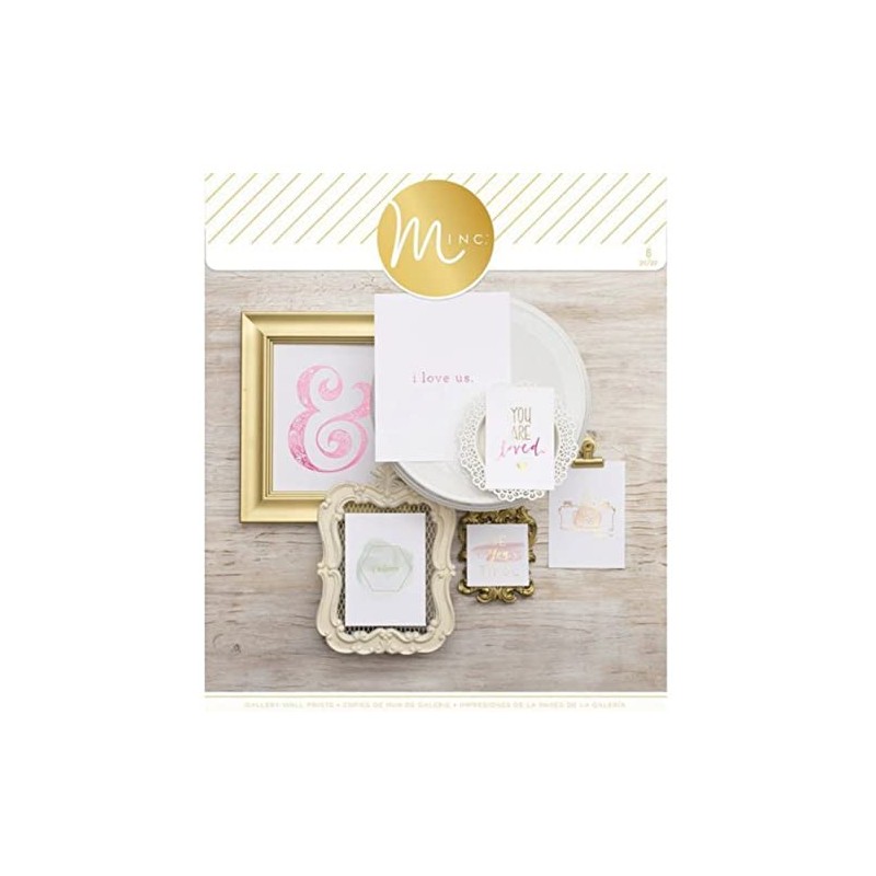 American Crafts 6 Piece Heidi Swapp Minc Gallery Wall, 5th